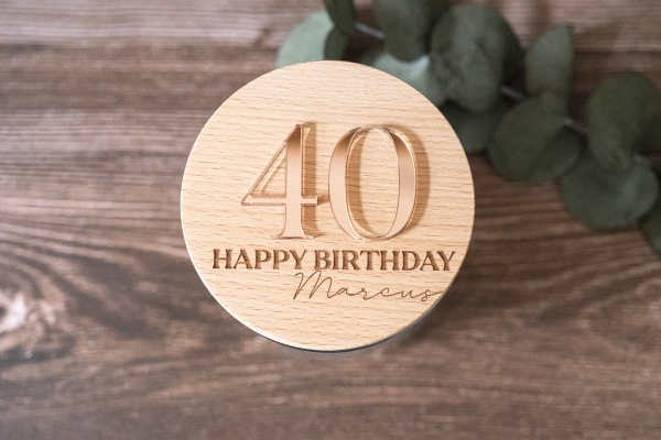 Vorratsglas Geburtstag / Geschenkidee / Geldgeschenk / personalisiert